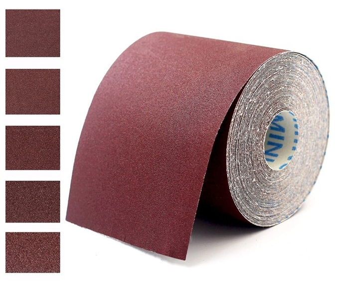 Aluminium Oxide Abrasive Rolls sandpaper Flexible Cloth Roll Sanding Belts 1