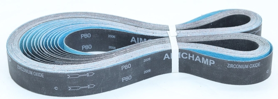 Grit 60 Polyester Cloth Abrasive Sanding Belt Zirconia Ceramic Silicon Carbide Trizact
