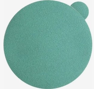 6 Inch 150mm Green Film Sanding Disc Polyester Substrate Ceramic Alumina