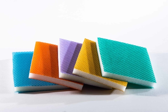 Rhombus Sanding Foam Sponge Pad Aluminum Oxide Double Face Washable