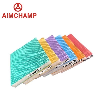 Rhombus Surface Sponge Sanding Foam Pad Aluminum Oxide Furniture