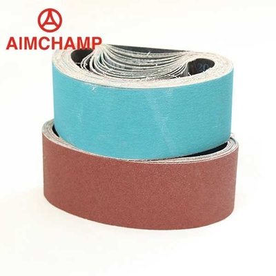 Aluminum Oxide Sanding Belt Metal Wood Grinding Abrasive Belts X-Wt blending