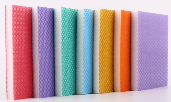 Rhombus Surface Sponge Sanding Foam Pad Aluminum Oxide Furniture