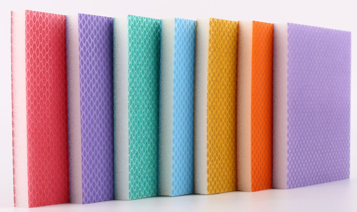 Rhombus Surface Sponge Sanding Foam Pad Aluminum Oxide Furniture 2