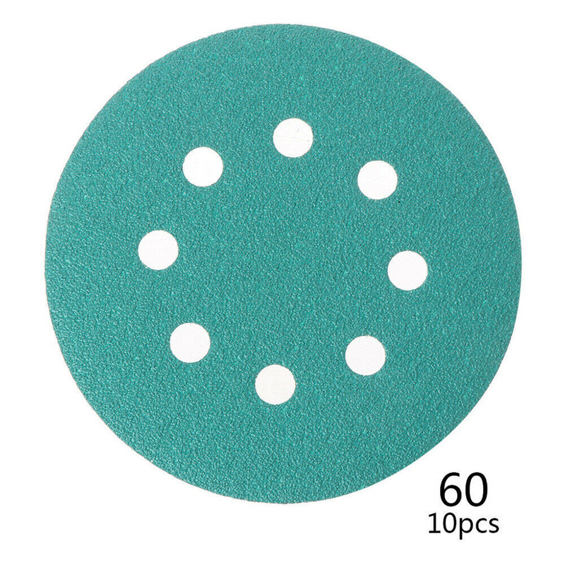 6 Inch 150mm Green Film Sanding Disc Polyester Substrate Ceramic Alumina 0