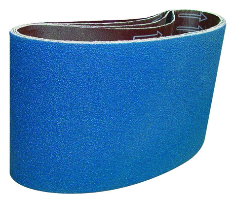 China Stainless Steel Metal Polishing Sandpaper Polyester Sanding Belts Zirconia Alumina Waterproof