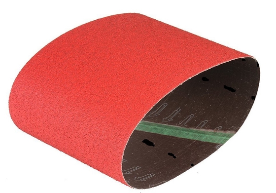 China Ceramic Alumina Y-Wt Sanding Belts Cool Grinding Metal Polyester Cloth Red Purple