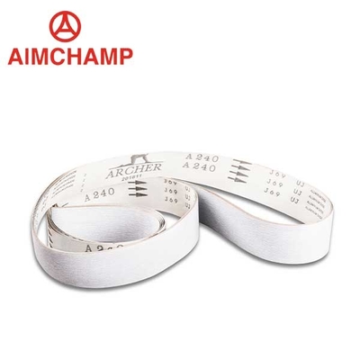 China Alumina Oxide Soft Metal Grinding Alumina Abrasive 240 Grit Sand Belt
