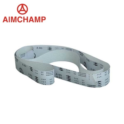 China Flexible Metal Grinding Sanding Belt Aluminum Oixde Cloth Belt White Colour