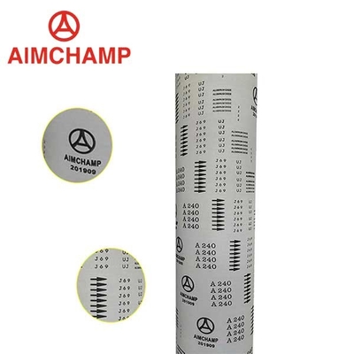 China 1380 x 100m Aluminum Oxide Abrasive Rolls Machine Jumbo Roll Belt