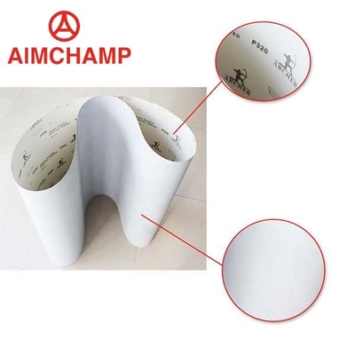 China Aluminum Oxide Abrasive Rolls Polishing Wheel Sanding Paper 6 inch 150 mm